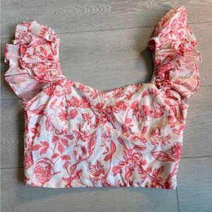 NWT Cake For Dinner Juliet Ruffle Tank Sz Medium